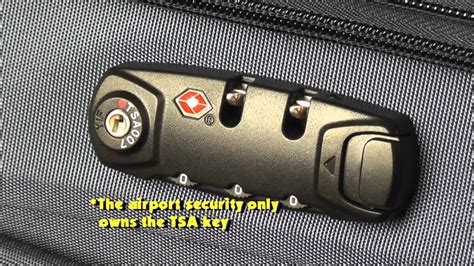 How to Set Your TSA Lock .